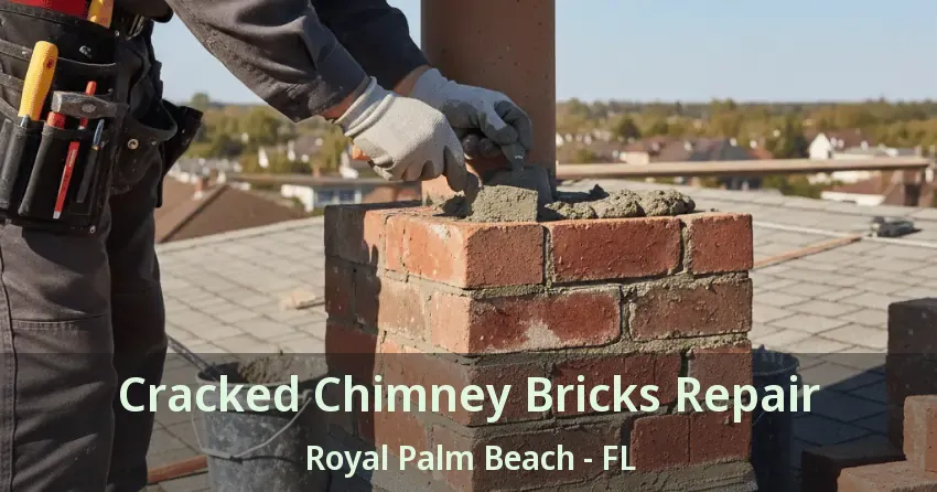 Cracked Chimney Bricks Repair Royal Palm Beach - FL