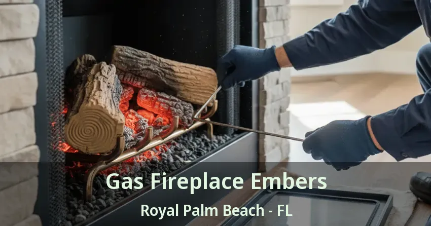 Gas Fireplace Embers Royal Palm Beach - FL