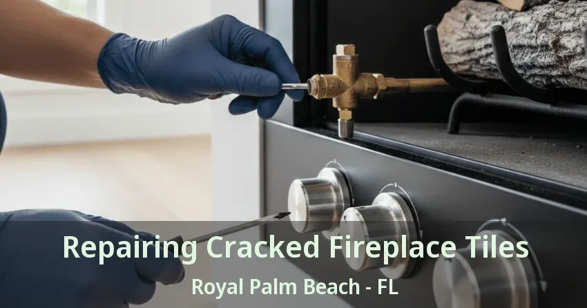 Repairing Cracked Fireplace Tiles Royal Palm Beach - FL